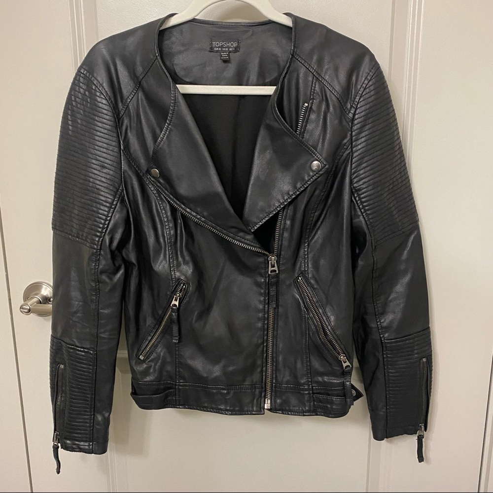 Topshop Moto Leather Jacket